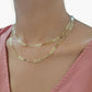 Real 10k Yellow Gold 4mm Paperclip Chain Cable Link Necklace 16"-24" Inch Hollow