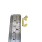 10K Yellow Gold C Initial Charm Pendant Alphabet Real 10kt Men Women