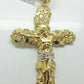 Real 10k Yellow Gold Rope Chain 26" 7mm And Real 10k Jesus Cross