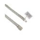 Real 925 Silver Moissanite Necklace Cuban Link Chain 22 Inch 10mm For Men