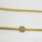 14k REAL Yellow Gold Necklace 26" Inch 10mm Miami Cuban Box Lock Men 14kt