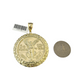 10k Yellow Gold Centenario Coin Charm 50 Pesos 1947 Nugget Centenario Bezel