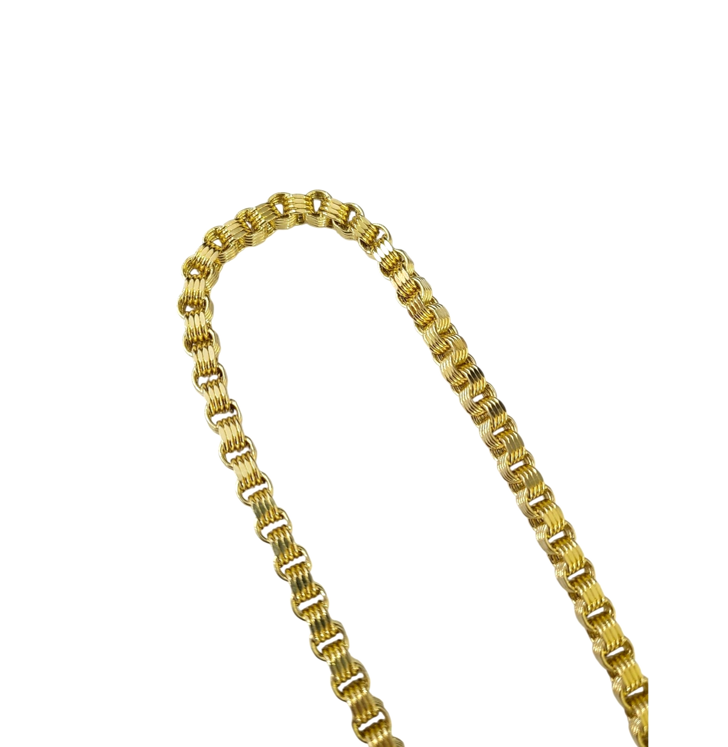 10k Yellow Gold Necklace Box Byzantine Chain 5mm 20"-28" inch REAL 10kt