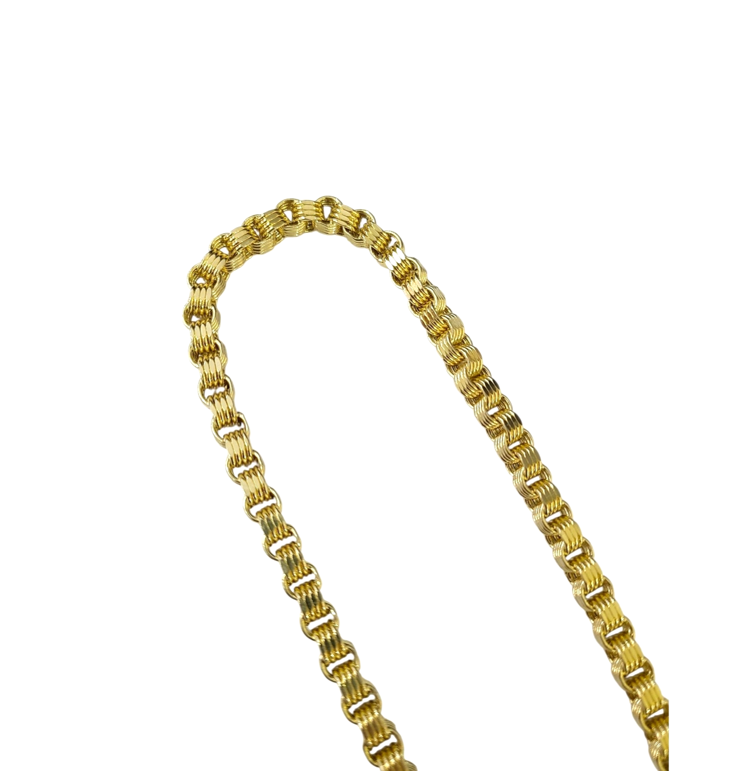 10k Yellow Gold Necklace Box Byzantine Chain 5mm 20"-28" inch REAL 10kt