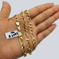 Solid 10k Yellow Gold Figaro Link Chain 7mm 22" Heavy Necklace Men Women REAL