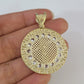 10k Gold Milano Rope Chain Virgin Mary Charm Necklace SET 4mm 18"-28" Pendant