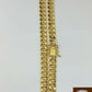 Real 10k Yellow Gold Miami Cuban Bracelet 6mm 8" Box Lock Unisex
