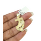 10k Gold Franco Chain Praying Hands Cross Pendant Necklace SET 2.5mm 18"-26"