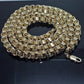 Real 10k Gold Byzantine Chain Necklace 8 mm 20"