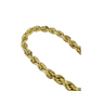 10K Yellow Gold Rope Chain Necklace 10mm 30 Inch REAL 10kt Diamond Cuts Men's