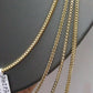 Real 10k  yellow Gold Franco Chain 22" Necklace For Men Women Strong