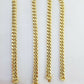Real 10k Yellow Gold 26" Inch 15mm Miami Cuban chain Necklace Box Lock Men,10kt