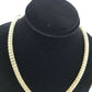 10k Yellow Gold Iced Bead Chain Diamond Cut Men Women 24" Necklace 5mm REAL