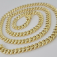 10k Gold Necklace 7mm 20 Inch Miami Cuban Link Chain REAL 10kt Yellow Gold Men's