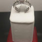 2CT Diamond Solid 10k White Gold Ring Engagement Wedding Cinderella Ladies REAL