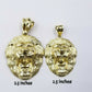 Mens 10k Solid Yellow Gold Roaring King Lion Head Charm Pendant Diamond Cut Real