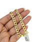 Real 10k Cuban Curb Bracelet Yellow Gold Solid 8 Inch 6mm 10kt Bracelet