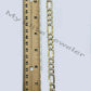 10k Yellow Gold Figaro Link Bracelet 7.5" Inch Diamond Cut 100% REAL 8mm , REAL