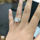 2 CT Diamond 10K Gold Ladies Ring Wedding Anniversary Princess cut Diamond Women