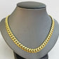 10K SOLID Yellow Gold Miami Cuban Chain 8mm 24 Inch men's Real gold 10kt