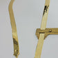 REAL 10k Gold Herringbone Chain Necklace 15mm 18"-24" 10kt Yellow Gold SOLID