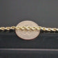 Real 10k Yellow Gold Rope Chain Necklace Diamond Cut 16" 18" 20" 22" 24" 26" 28"