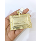 Real 10k Yellow Gold Charm Pendant Last Supper 10KT