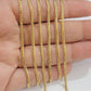 Real 18k Yellow Gold Miami Cuban Chain Necklace 2mm 18-24 Inches Men Women SOLID