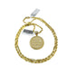 10k Gold Milano Chain Nugget Last Supper Pendant Charm 18"-28" 3mm SET Necklace
