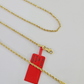 Real 18k Yellow Gold Rope Chain Necklace 20 Inches 1mm Men Women 18KT SOLID