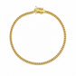 10k Real Solid Gold Miami Cuban Bracelet 3mm Link 8" inch Women Ladies