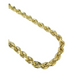 10k Yellow Gold Rope Necklace Chain 8mm 20-30 Inch Diamond Cuts Men's 10kt