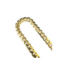 10k Yellow Gold Bracelet 8.5 Inch Royal Monaco Cuban Link 10mm Mens Box Clasp