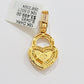 Diamond Key charm pendant Real 10k gold 1/2 Natural Diamonds For Men Women, REAL