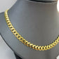 REAL 10k Gold Royal Miami Cuban Chain 6mm Monaco Necklace 18"-24" 10kt yellow Gd