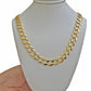 Real 10k Yellow Gold Cuban Curb Link Chain Necklace 10mm 20"- 30" 10kt SOLID