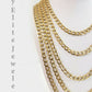 REAL 10k Yellow Gold Necklace 5mm Cuban Curb Link 18" 20" 22 24 26 28 Inch Chain
