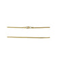 Real 18K Gold Slim Franco Chain 1mm Classic Necklace 16 18 20 22 Inch Women