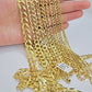 Real 14k Gold Chain Solid Cuban Curb Link Bracelet Necklace 3mm-10mm 7"-30" 14kt