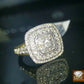 14k White Yellow Gold Ladies 1.25CT Diamond Ring Women SIZE 7 Band ,GENUINE REAL