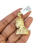 Real 10k Charm Pendant Christ Head Yellow Gold 10KT