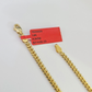 Real 18kt Miami Cuban Chain Necklace 3mm 24 Inch Yellow Gold Men Women SOLID 18k