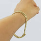 10K Real Yellow Gold Miami Cuban Bracelet 6 mm Link 7" inch 10K  Box Lock