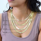 Solid 10K Yellow Gold 3mm-9mm Flat Herringbone Chain Necklace Women Men 16"- 24"