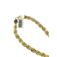 10K Yellow Gold Rope Chain Necklace 8mm 22 Inch REAL 10kt Diamond Cuts Men's