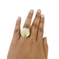 Real 10k Last Supper Ring Yellow Gold Men 10Kt Genuine