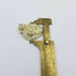 10k Gold Charm Lion Head Pendant with Miami Cuban in 20 22 24 26 Inch Real Gold