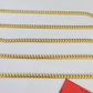 Real 18kt Miami Cuban Chain Necklace 3mm 24 Inch Yellow Gold Men Women SOLID 18k