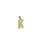 10K Yellow Gold K Initial Charm Pendant Alphabet Real 10kt Men Women
