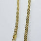 10k Yellow Gold Franco Bracelet 4mm 8" Inch Mens Women  Rope Cuban Link
